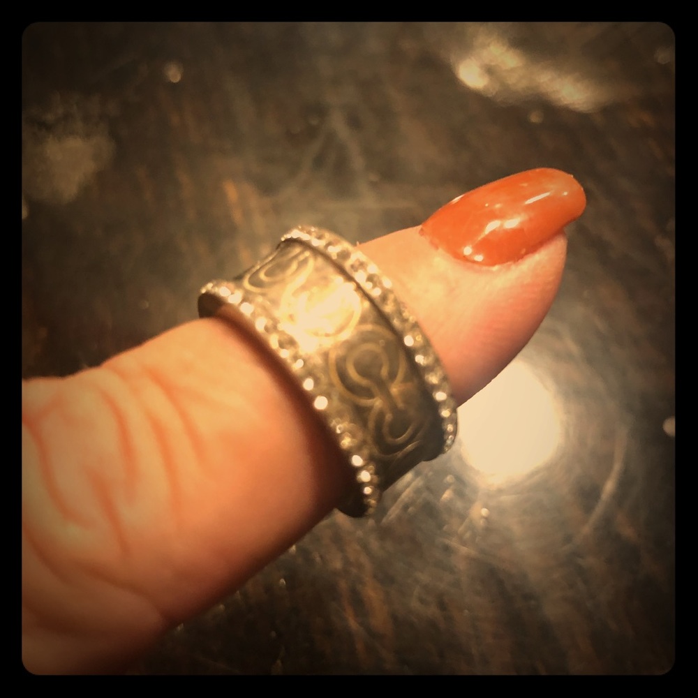 Coach signature ring